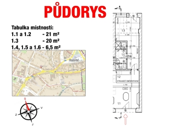 Pronájem obchodních prostor, Roudnice nad Labem