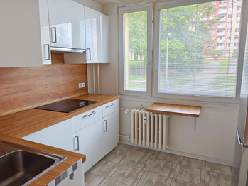 Kuchyňský kout.  - Pronájem bytu 2+kk v osobním vlastnictví 37 m², Praha 9 - Černý Most 