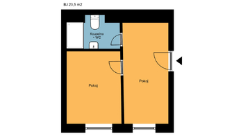 Pronájem bytu 2+kk v osobním vlastnictví 24 m², Praha 4 - Nusle