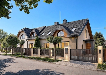 Vizualizace RD po přestavbě - Prodej domu 83 m², Zeleneč