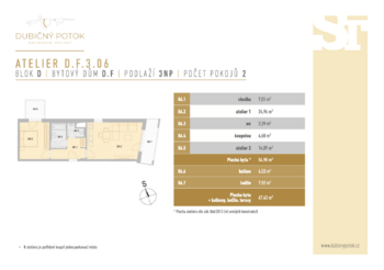 Prodej bytu 2+kk v osobním vlastnictví 55 m², České Budějovice