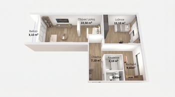 Prodej bytu 2+1 v osobním vlastnictví 55 m², Frýdek-Místek