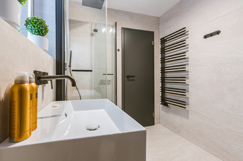 KOUPELNA - Pronájem bytu 1+kk v osobním vlastnictví 37 m², Praha 6 - Břevnov