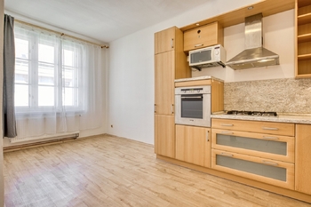 Kuchyně - Prodej bytu 2+kk v osobním vlastnictví 44 m², Praha 3 - Žižkov