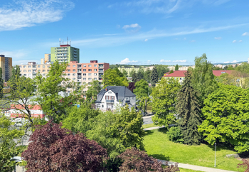 Výhled z balkonu - Prodej bytu 2+1 v osobním vlastnictví 57 m², Chodov