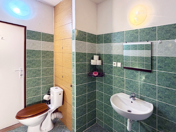 Koupelna s WC - Prodej bytu 2+1 v osobním vlastnictví 57 m², Chodov