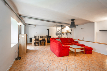 obývací pokoj a jídelna - Prodej chaty / chalupy 110 m², Budyně nad Ohří