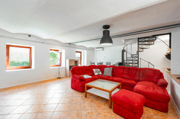 obývací pokoj a jídelna - Prodej chaty / chalupy 110 m², Budyně nad Ohří