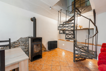 obývací pokoj a jídelna - Prodej chaty / chalupy 110 m², Budyně nad Ohří