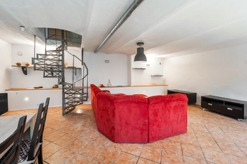 obývací pokoj a jídelna - Prodej chaty / chalupy 110 m², Budyně nad Ohří