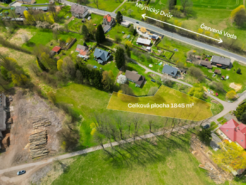 pozemek Bílá Voda - Prodej pozemku 1845 m², Červená Voda 