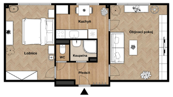 Pronájem bytu 2+1 v osobním vlastnictví 53 m², Žďár nad Sázavou