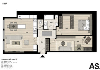 Prodej bytu 3+kk v osobním vlastnictví 89 m², Praha 3 - Vinohrady
