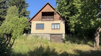 chata, čelní pohled - Prodej chaty / chalupy 98 m², Týnec nad Labem 