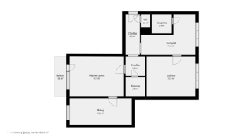 Prodej bytu 3+1 v osobním vlastnictví 74 m², Olomouc