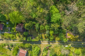 Dron - ptačí pohled - Prodej chaty / chalupy 32 m², Praha 4 - Modřany