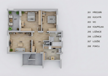 Prodej bytu 3+1 v družstevním vlastnictví 83 m², Hvozdnice