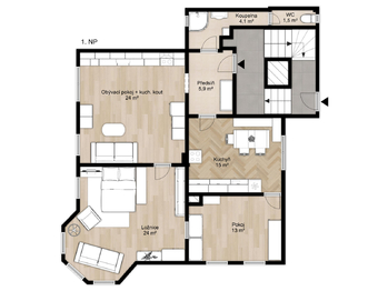 Prodej nájemního domu 260 m², Krupka