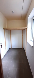 úložná místnost na patře - 4 m2 - Prodej bytu 3+kk v osobním vlastnictví 90 m², Třešť