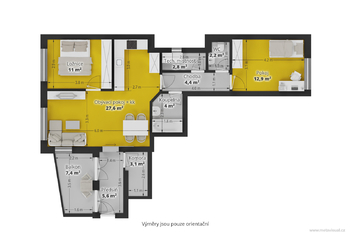 Prodej bytu 3+kk v osobním vlastnictví 73 m², Praha 10 - Vršovice