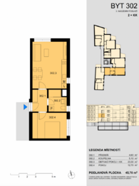 Pronájem bytu 2+kk v osobním vlastnictví 58 m², Praha 2 - Nové Město