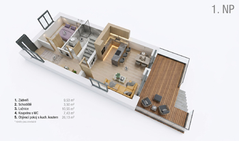 Prodej pozemku 393 m², Dyje