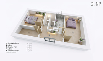 Prodej pozemku 393 m², Dyje