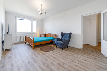 Obývací pokoj - Prodej bytu 1+1 v osobním vlastnictví 41 m², Hradec Králové