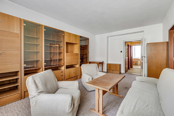 Obývací pokoj - Prodej bytu 2+1 v osobním vlastnictví 58 m², Příbram