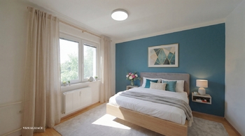 Prodej světlého bytu s balkonem, 56 m², Tovární, Olomouc – Hodolany - Prodej bytu 2+1 v osobním vlastnictví 56 m², Olomouc