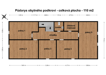 Prodej ubytovacího zařízení 281 m², Strážné
