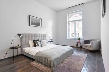 Druhá ložnice - Pronájem bytu 3+kk v osobním vlastnictví 119 m², Praha 2 - Vinohrady