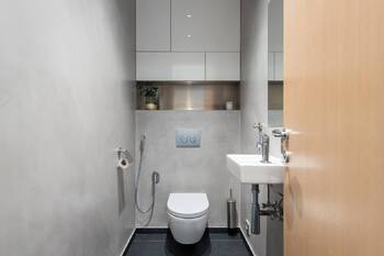 Samostatná toaleta - Pronájem bytu 3+kk v osobním vlastnictví 119 m², Praha 2 - Vinohrady