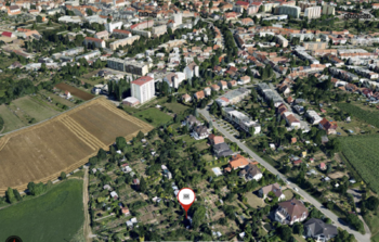 Umístění na mapě - Prodej pozemku 363 m², Vyškov