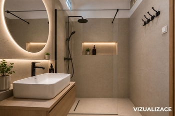 Byt 4+1 v Blatné – vizualizace - Prodej bytu 4+1 v osobním vlastnictví 74 m², Blatná