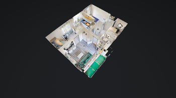 půdorys bytu - Prodej bytu 3+1 v osobním vlastnictví 62 m², Brno