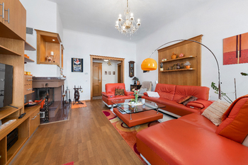Obývací pokoj - Prodej bytu 3+1 v osobním vlastnictví 112 m², Prostějov