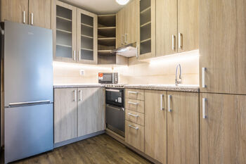 Kuchyňský kout - Pronájem bytu 2+kk v družstevním vlastnictví 46 m², Praha 3 - Žižkov