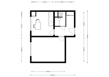Pronájem bytu 1+1 v osobním vlastnictví 36 m², Hradec Králové