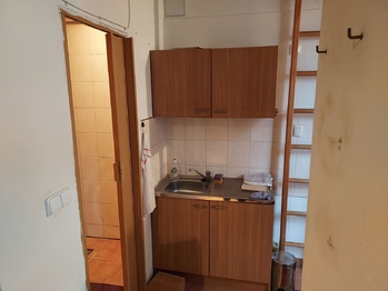Kuchyňský koutek - Prodej bytu 1+1 v osobním vlastnictví 19 m², Prostějov