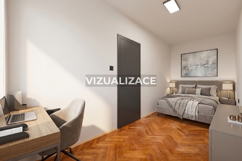 Vizualizace  - Prodej bytu 3+1 v osobním vlastnictví 62 m², Jihlava