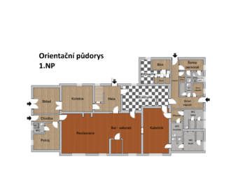 Prodej restaurace 382 m², Dolany