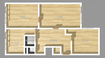 Prodej bytu 3+1 v osobním vlastnictví 69 m², Písek