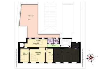 Pronájem bytu 3+1 v osobním vlastnictví 127 m², Louny