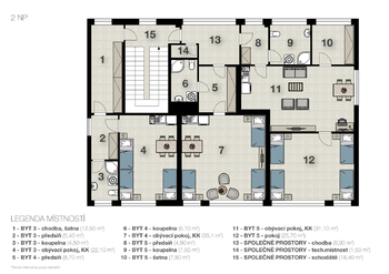Prodej nájemního (činžovního) domu 989 m², Litvínov