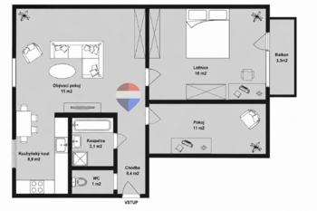 Pronájem bytu 3+kk v osobním vlastnictví 63 m², Havířov