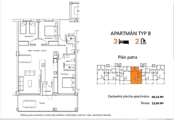 Prodej bytu 3+kk v osobním vlastnictví 95 m², San Miguel de Salinas