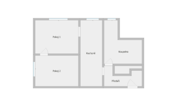 Pronájem bytu 2+1 v osobním vlastnictví 52 m², Kralice nad Oslavou