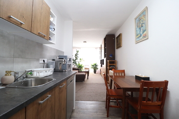 Obývací pokoj + kk - Pronájem bytu 3+kk v osobním vlastnictví 60 m², Praha 10 - Hostivař