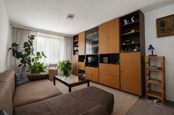 Obývací pokoj - Pronájem bytu 3+kk v osobním vlastnictví 60 m², Praha 10 - Hostivař